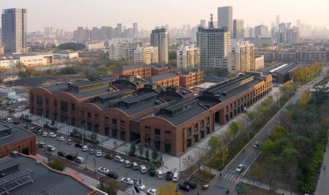 旧改产业园建筑设计天津天拖厂房案例