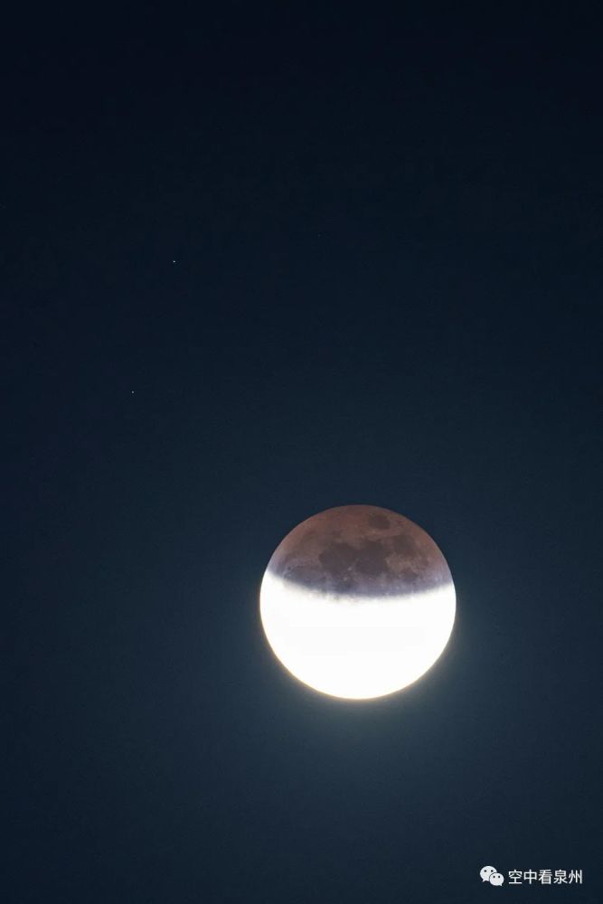 600年来最长刚刚泉州夜空出现天狗食月超美高清图来了