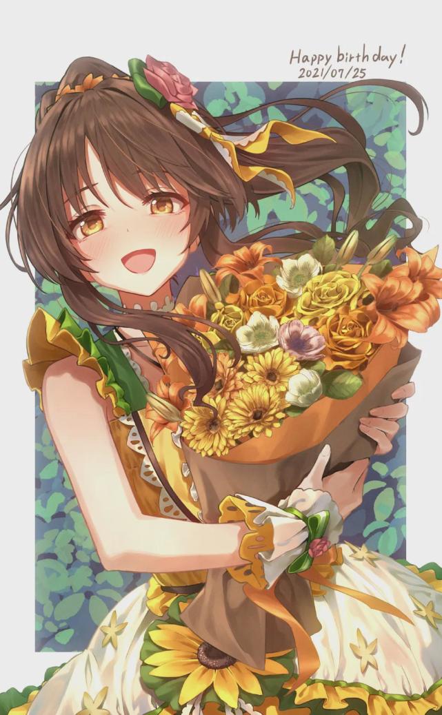 动漫美图:《偶像大师 灰姑娘女孩》高森蓝子