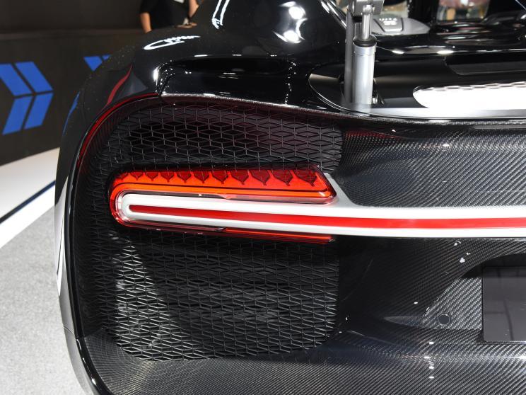 是图腾也是信仰车展实拍布加迪chiron