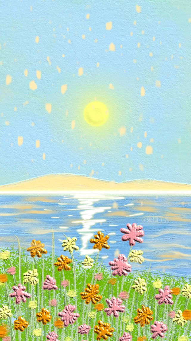 小清新油画壁纸