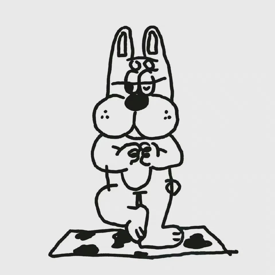 简笔单身狗的快乐生活