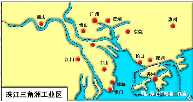 另一方面,珠江三角洲雖有山丘起伏,但地勢總體地平,河流到此流速放緩