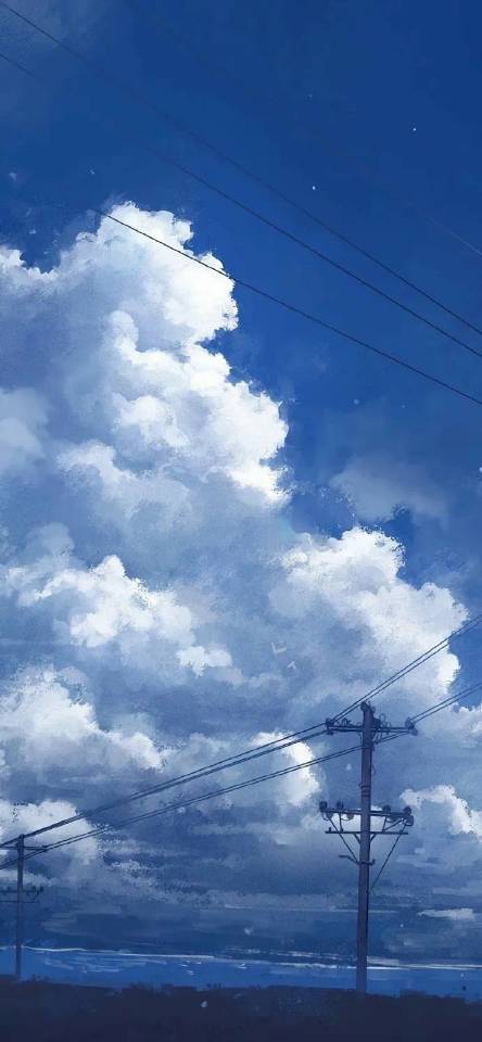 小清新蓝色梦幻壁纸