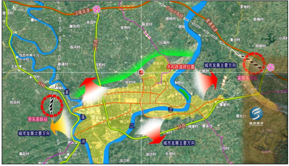 速看近70000㎡富顺这块国有建设用地使用权公开出让位置就在