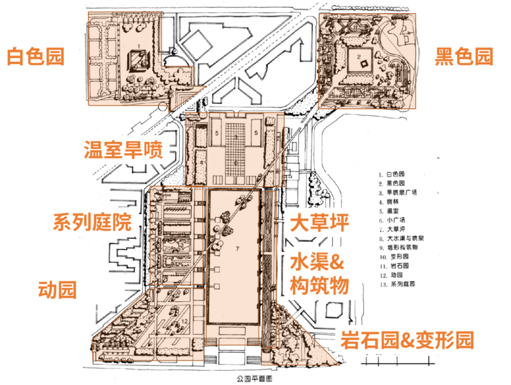 景观笔记175重读后现代主义经典雪铁龙公园