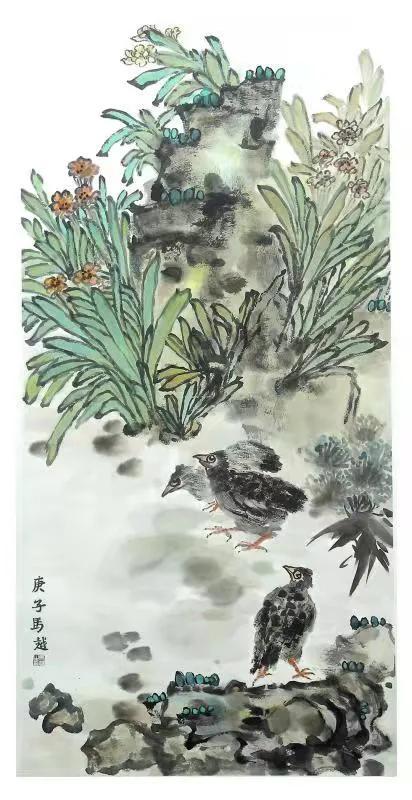 女画家马越的艺术的贵族特征