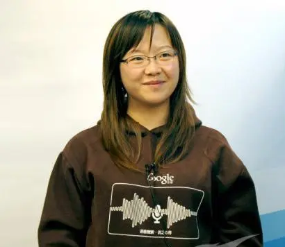 再来看看许斐妹子当年在谷歌工作,期间出来参加一个"谷歌工程师面对面