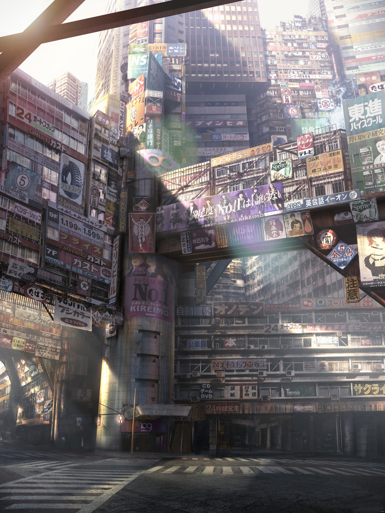 非常棒的一组赛博朋克插画作品你喜欢这样的未来世界吗