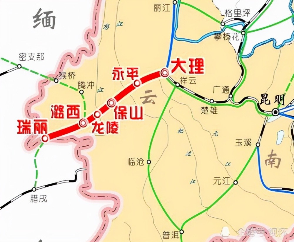 云南6条铁路在建,下个月开通1条,预计2022年底前开通2条_腾讯新闻