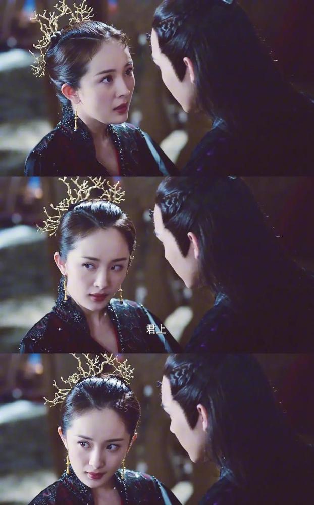 03杨幂vs王鹤润 杨幂主演的《扶摇》里,有一段真假璇玑公主佛莲的故事