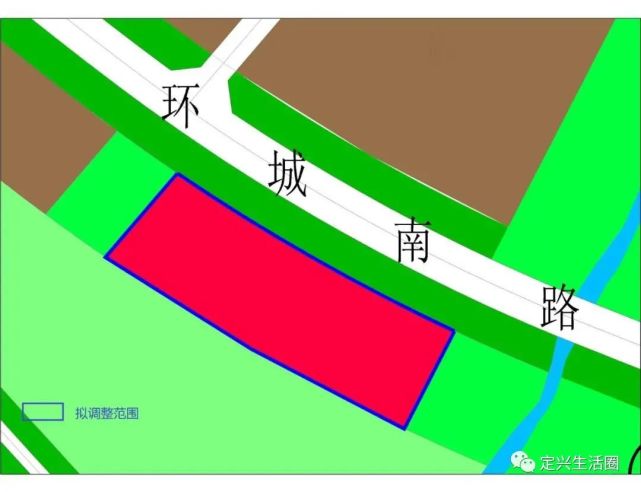 定兴一地块规划拟调整通知!