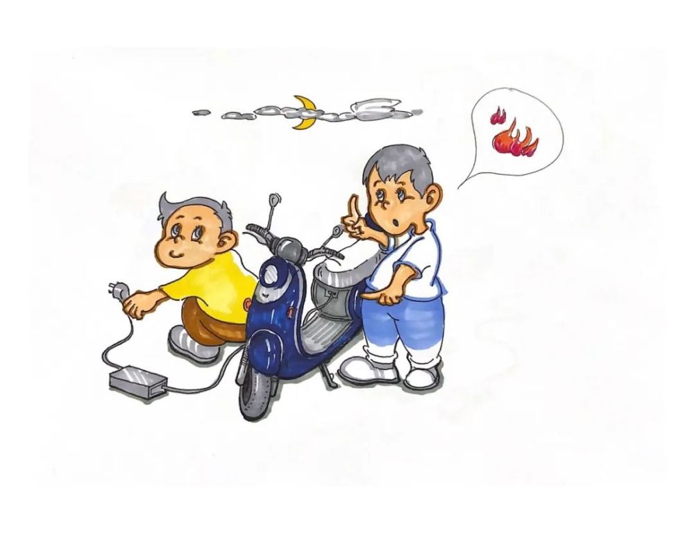 上海普陀推出原创漫画为你解读电动自行车充电小知识