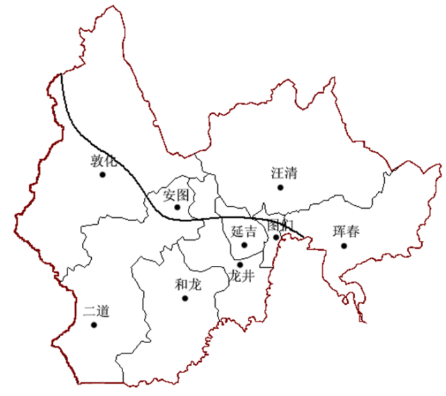 目前安圖,汪清,琿春已出現大雪,預計未來12小時,敦化北部及上述地區仍