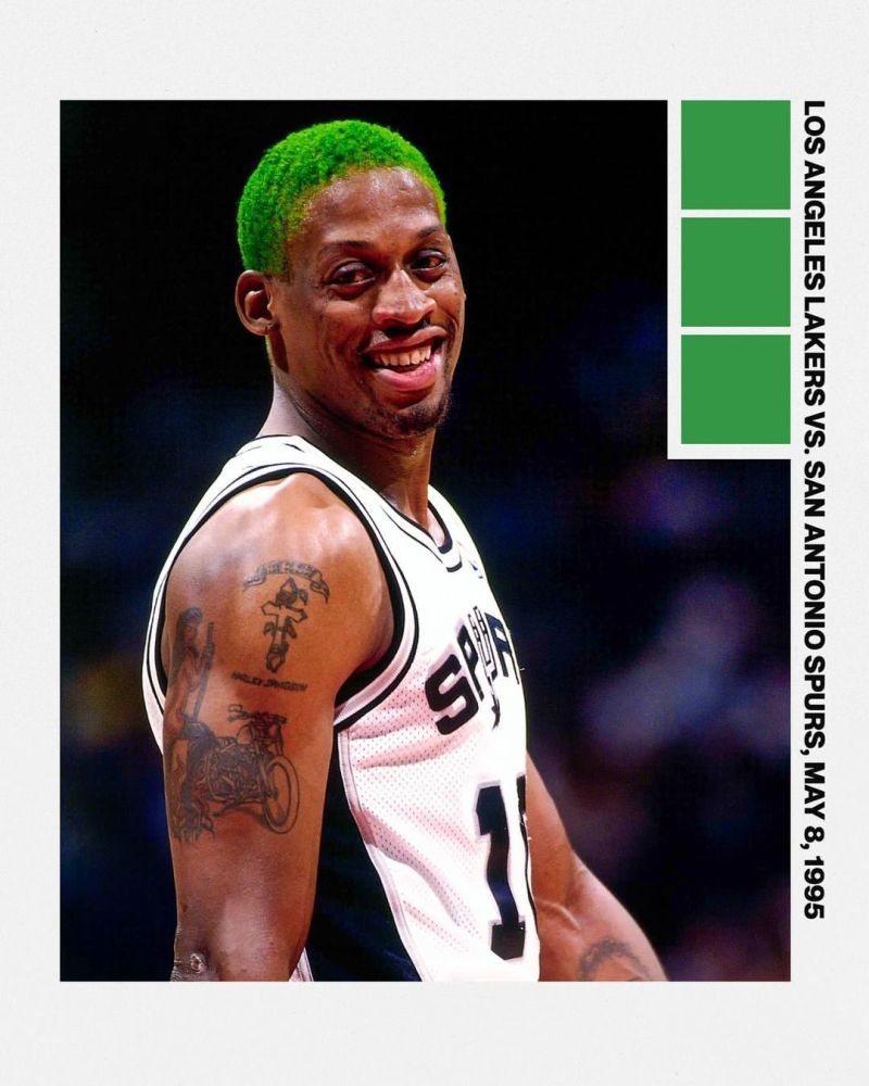 美媒探讨大虫罗德曼的染发史这就是nba潮流的先驱