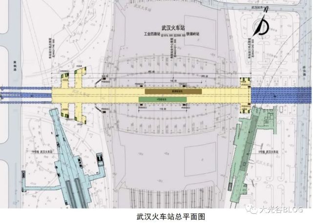 武漢軌道交通新港線站點平面圖出爐武漢站四線換乘