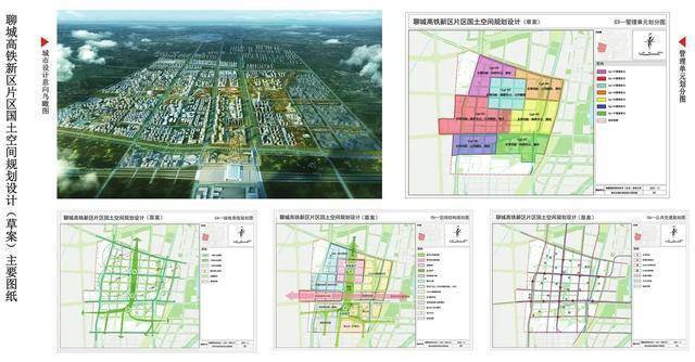 聊城高铁新区最新规划出炉学校医院商业全都有
