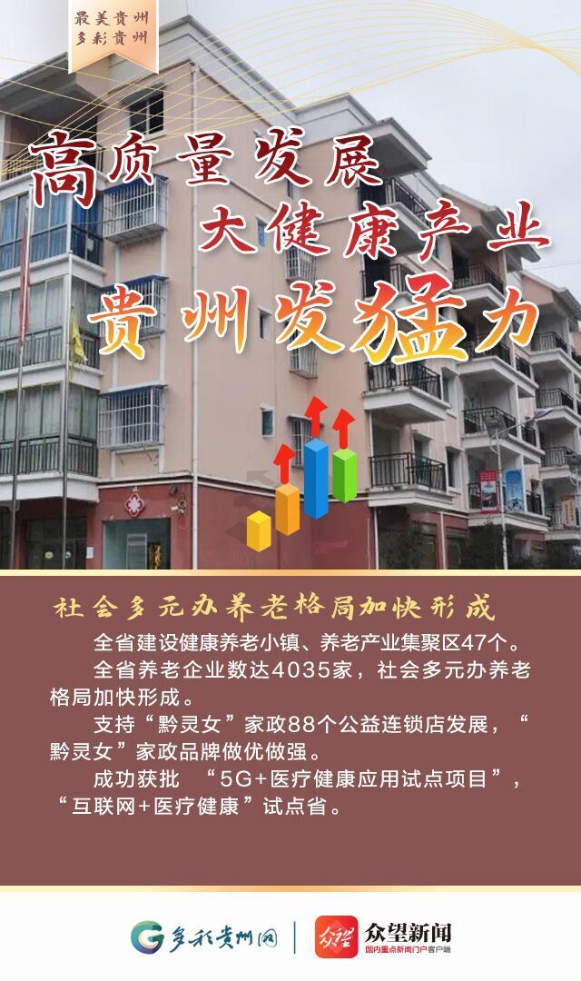 【海报】高质量发展大健康产业 贵州发猛力