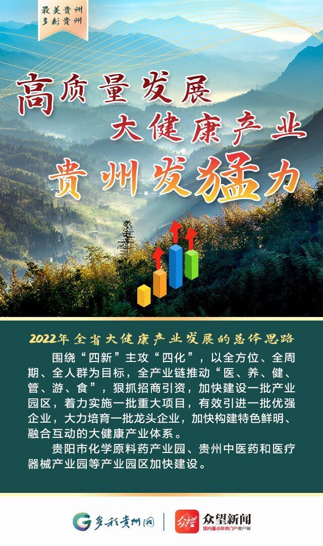 【海报】高质量发展大健康产业 贵州发猛力