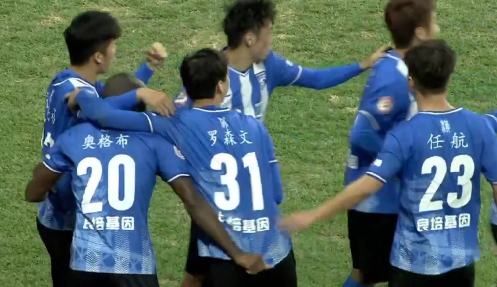 武汉三镇 从0-1至2-1！中甲第2大逆转，前河北队外援大爆发，创2大纪录
