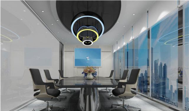 简单大气上档次的办公室会议室装修设计