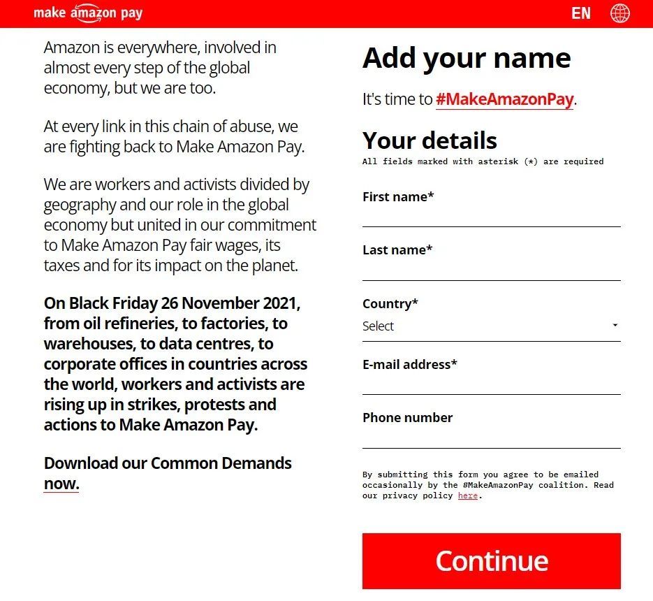 又搞事情 多个国家的亚马逊员工计划在黑五罢工 腾讯新闻