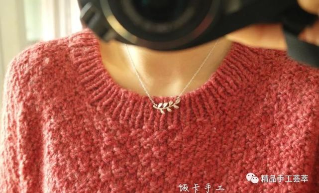 桂花针编织出来的长袖套衫美衣款式和教程,新手也能织