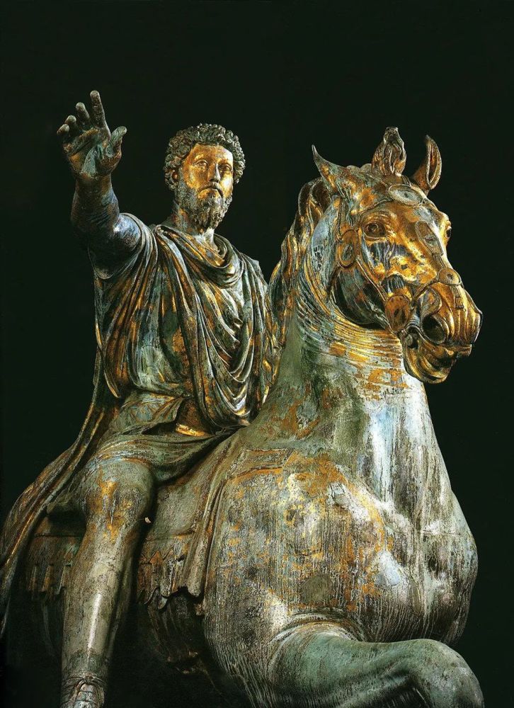 《马尔克·奥里略骑马像》佚名(古罗马)-雕塑作品欣赏(三百零三)_腾讯