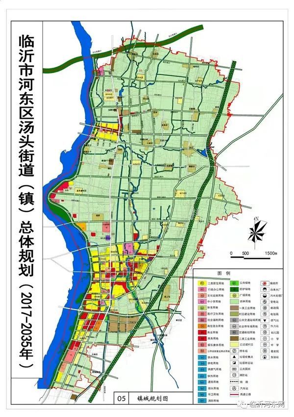 临沂河东区街道划分图图片