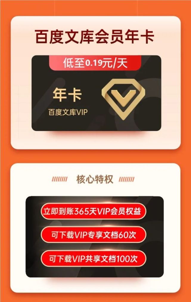 购买须知产品包含:百度文库vip年卡会员购买须知:填写百度文库vip年卡