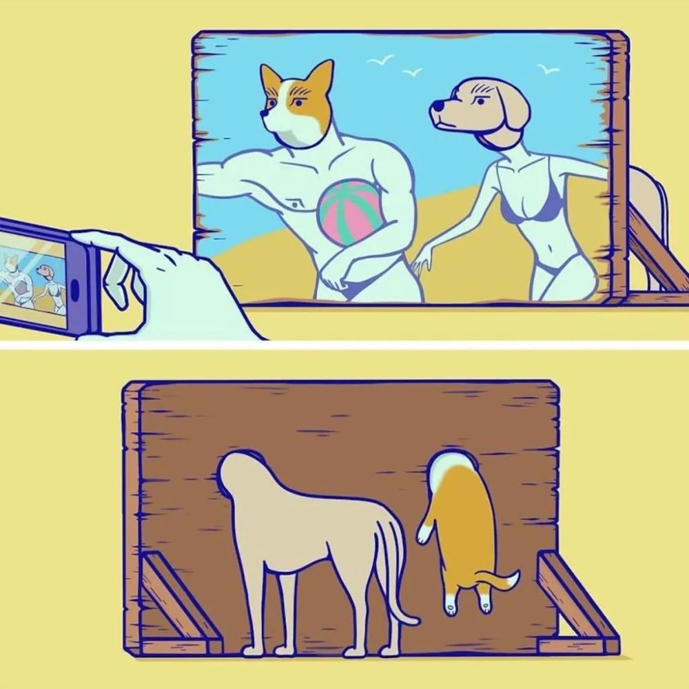 15幅鲜明的黑色幽默漫画,看似荒谬,却富含深意_腾讯新闻