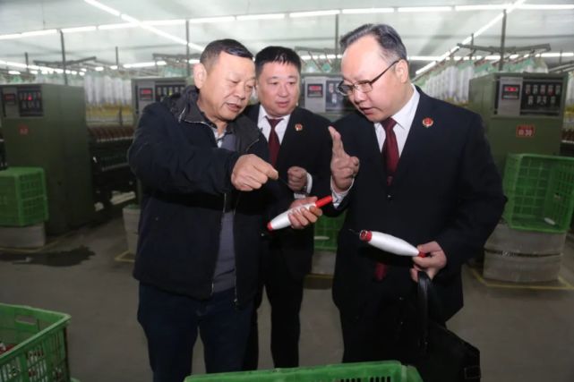 优化营商环境服务民企发展零距离汉川检察长走访名仁纺织公司