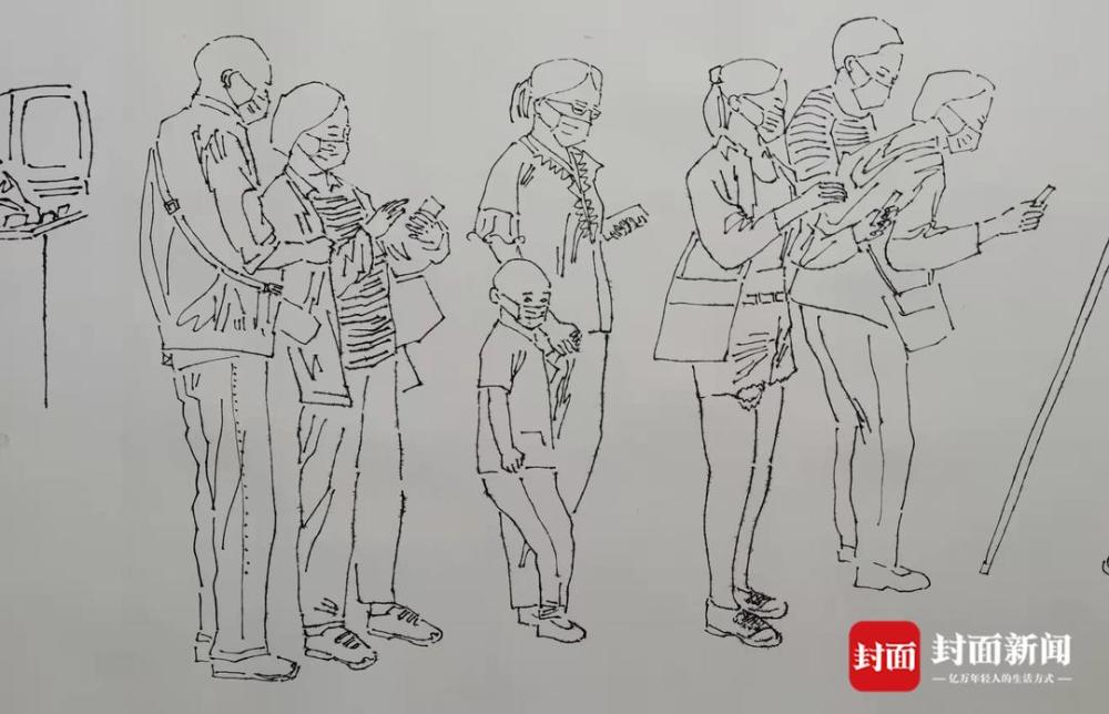 艺术家田旭中耗时半年创作抗疫长卷68米群像式画作呈现人间大爱