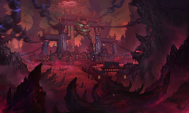 北方鬼域——罗酆山这西方鬼域位于嶓冢山,西方鬼域的鬼帝为赵文和,王