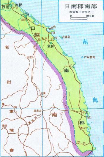 交趾,九真土著基本為駱越,與廣東廣西境內的南越和西越,同屬百越民族