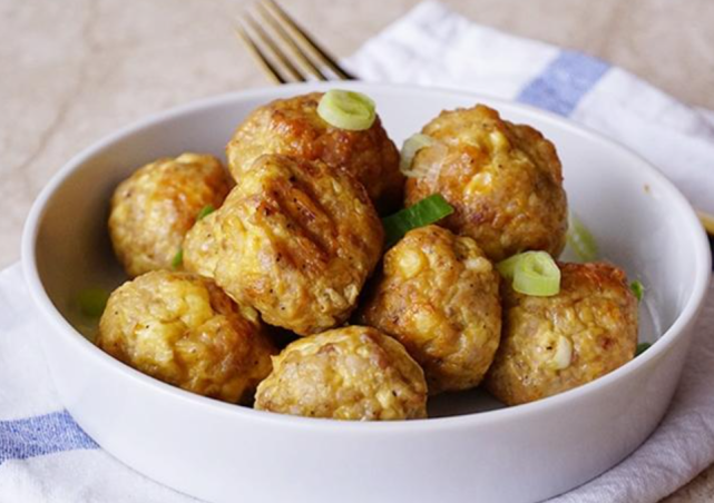 气炸锅美食|豆腐猪肉丸|豆腐|猪肉丸|肉丸子|猪绞肉