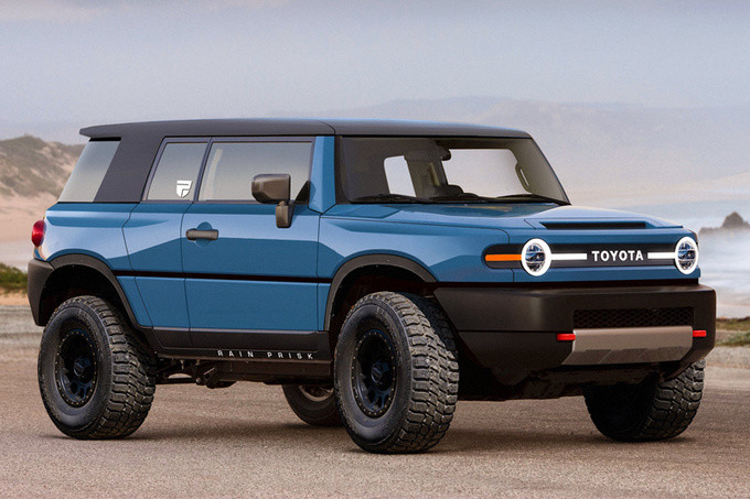 和jeep牧马人太像了丰田全新fj酷路泽曝光升级发光logo车标