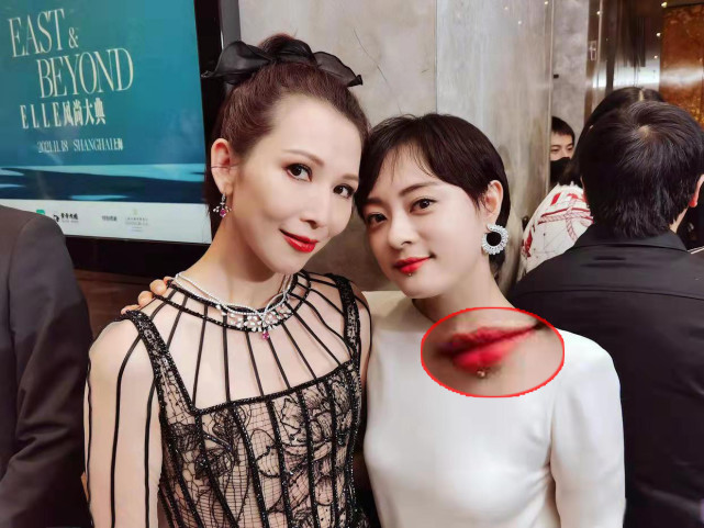 孙俪和蔡少芬合影火了,"戴唇钉"引起热议,清纯人设备受质疑