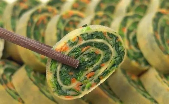 这样做出来的菠菜卷鲜香美味,营养好吃,大人孩子都很喜欢吃