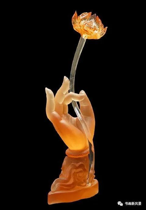 佛手莲花图:一念心清净,莲花处处开