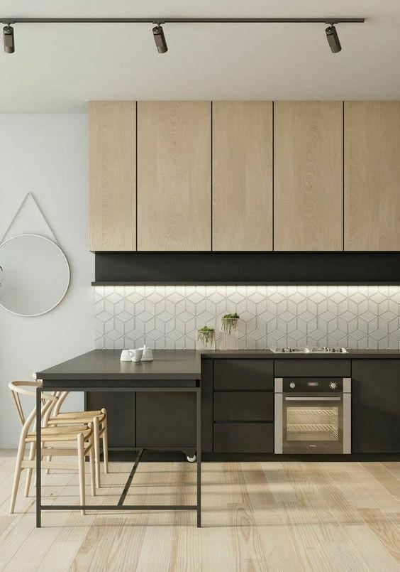 实用又流行的无把手橱柜,简洁美观,绝对可以撑起家里的颜值!|橱柜|厨