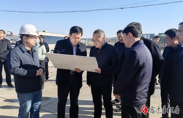 市领导赴泗阳县,泗洪县调研重大项目建设情况