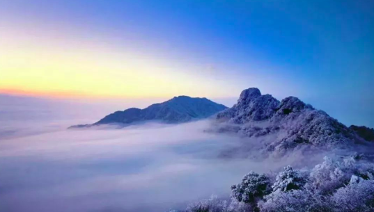 人间仙境南宫山冬日雪景如梦似幻