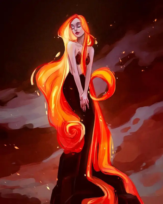 插画线稿如何上色,看看大神怎么处理的