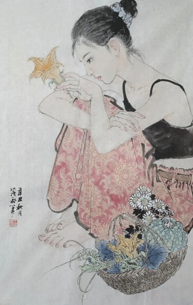 明净清纯雅正闲适谈王茂飞时尚少女小品系列