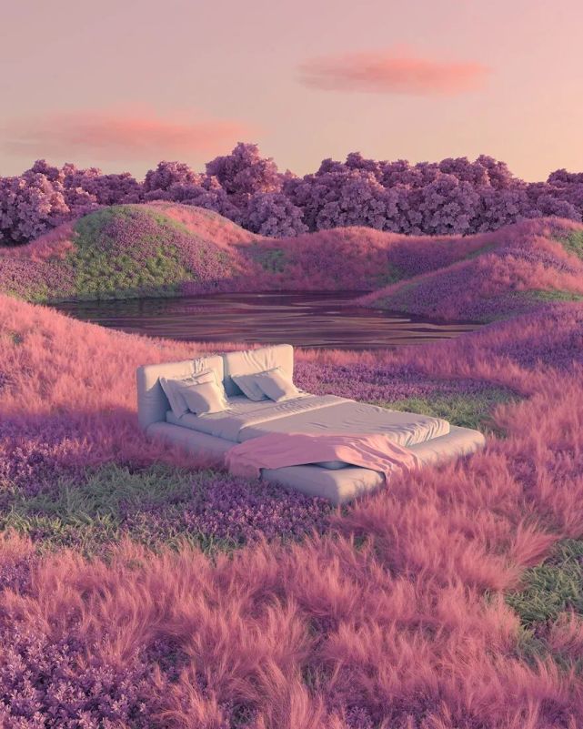 舒缓的生活场景,融入梦幻的3d风景,整个人都放松下来了