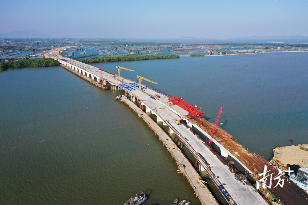 莲阳河特大桥全桥贯通,将作为汕头亚青会快速通道_腾讯新闻