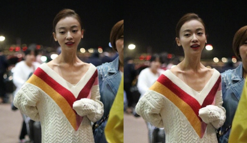 金晨再现排骨胸骨头凸起撑不起礼服杨颖吴谨言也胸前骨头突出