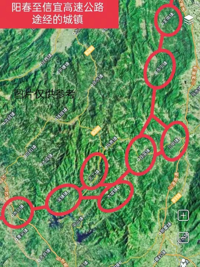 廣東陽春至信宜高速公路,平均每一公里架設一座橋樑,正在建設中