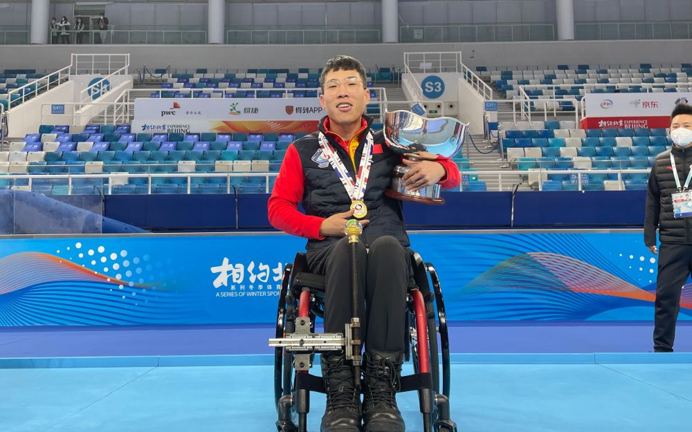 中国冬残奥首金得主陈建新:期待100天后中国队展示竞技水平_腾讯新闻